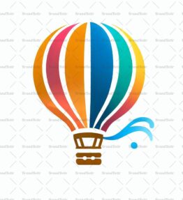 Reisender Heißluftballon